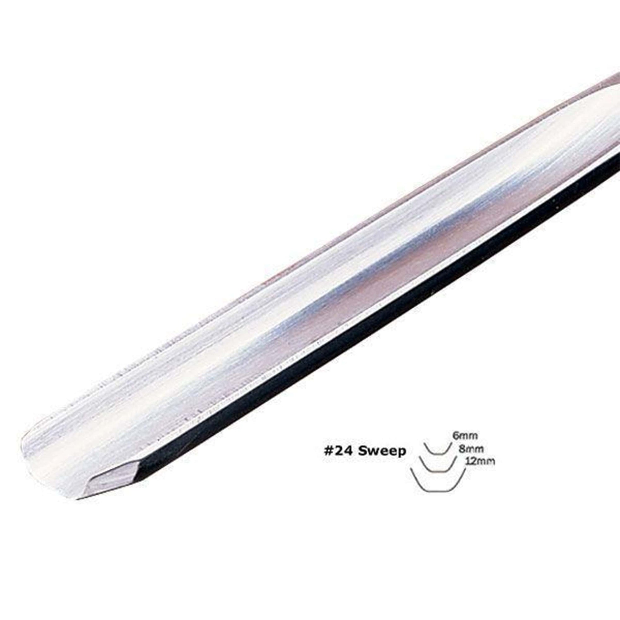 #24 Sweep Fluteroni Gouge 8 mm Full Size alt 0