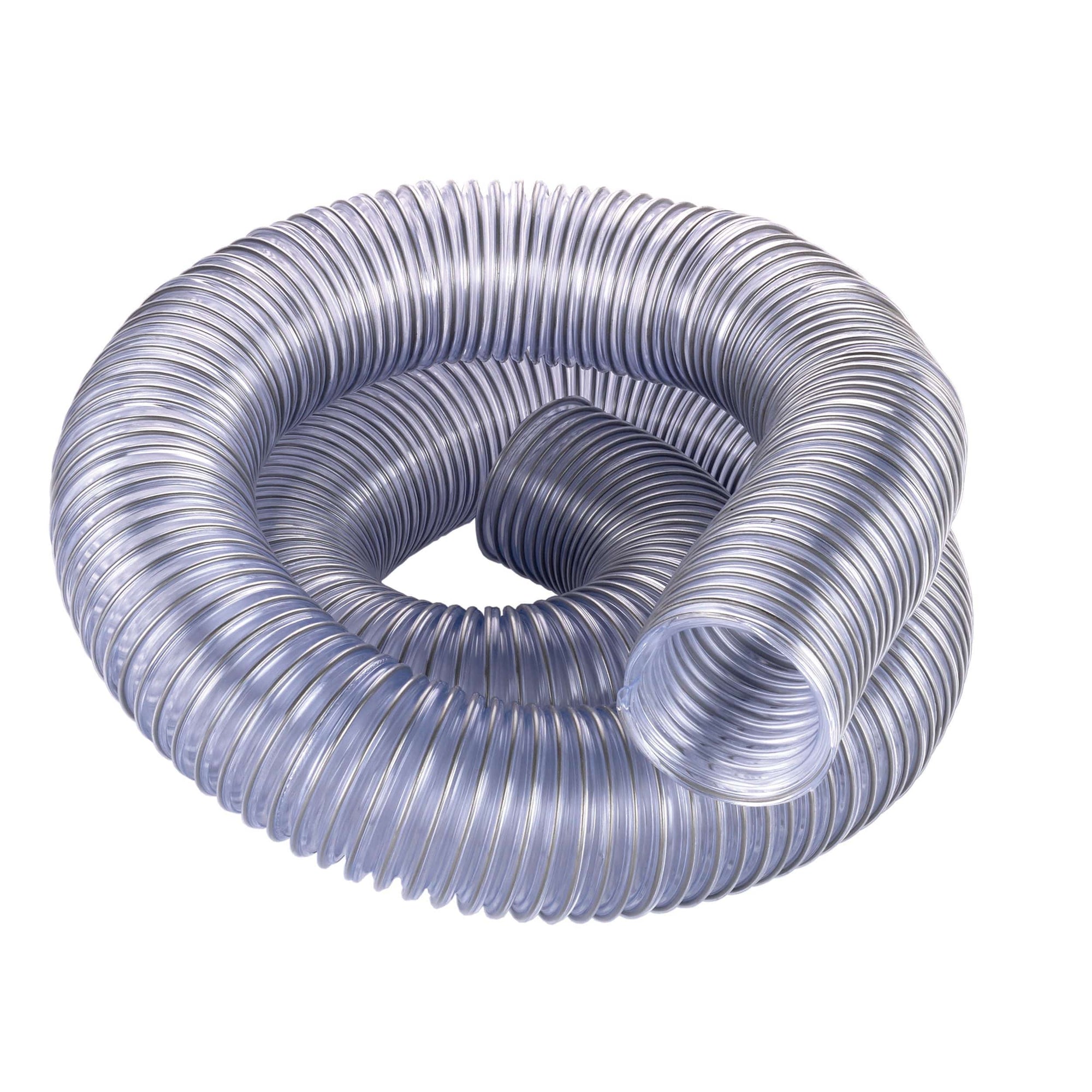 2.5" x 10' Flexadux PV Dust Collection Hose - Clear alt 5