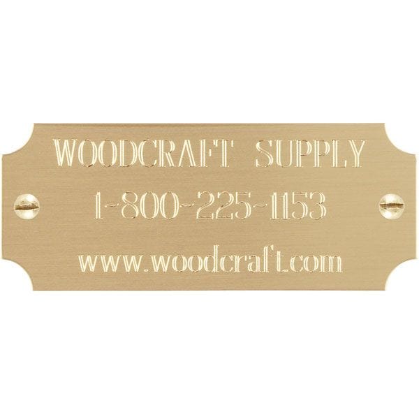 Large Plate 1" x 2-1/2" 3 lines alt 0