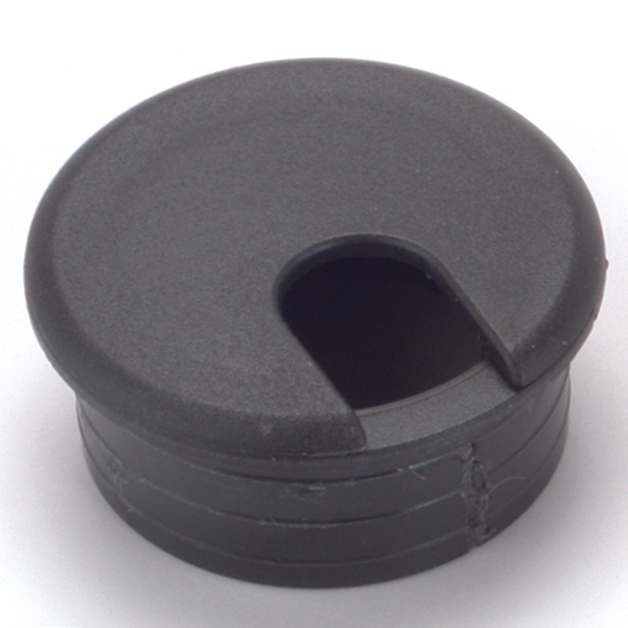 1-1/2" Cable Management Plastic Grommet Black alt 0