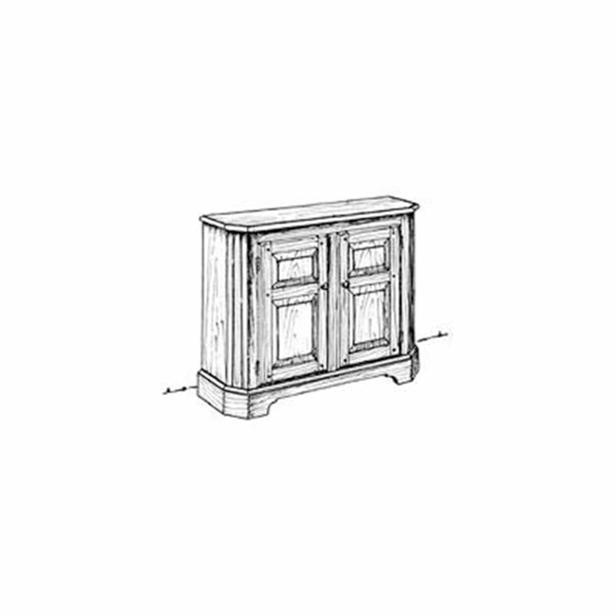 Woodworking Project Paper Plan to Build Hall Cabinet alt 0