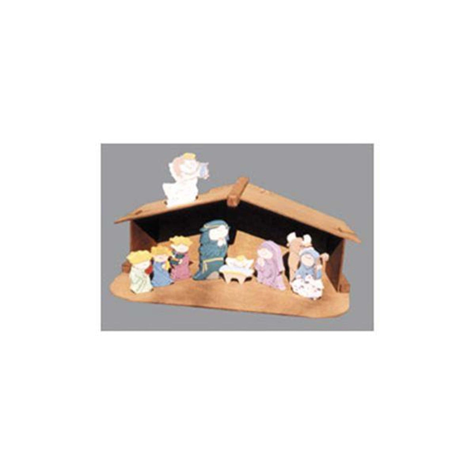 Woodworking Project Paper Plan to Build Small Nativity and Shelter alt 0