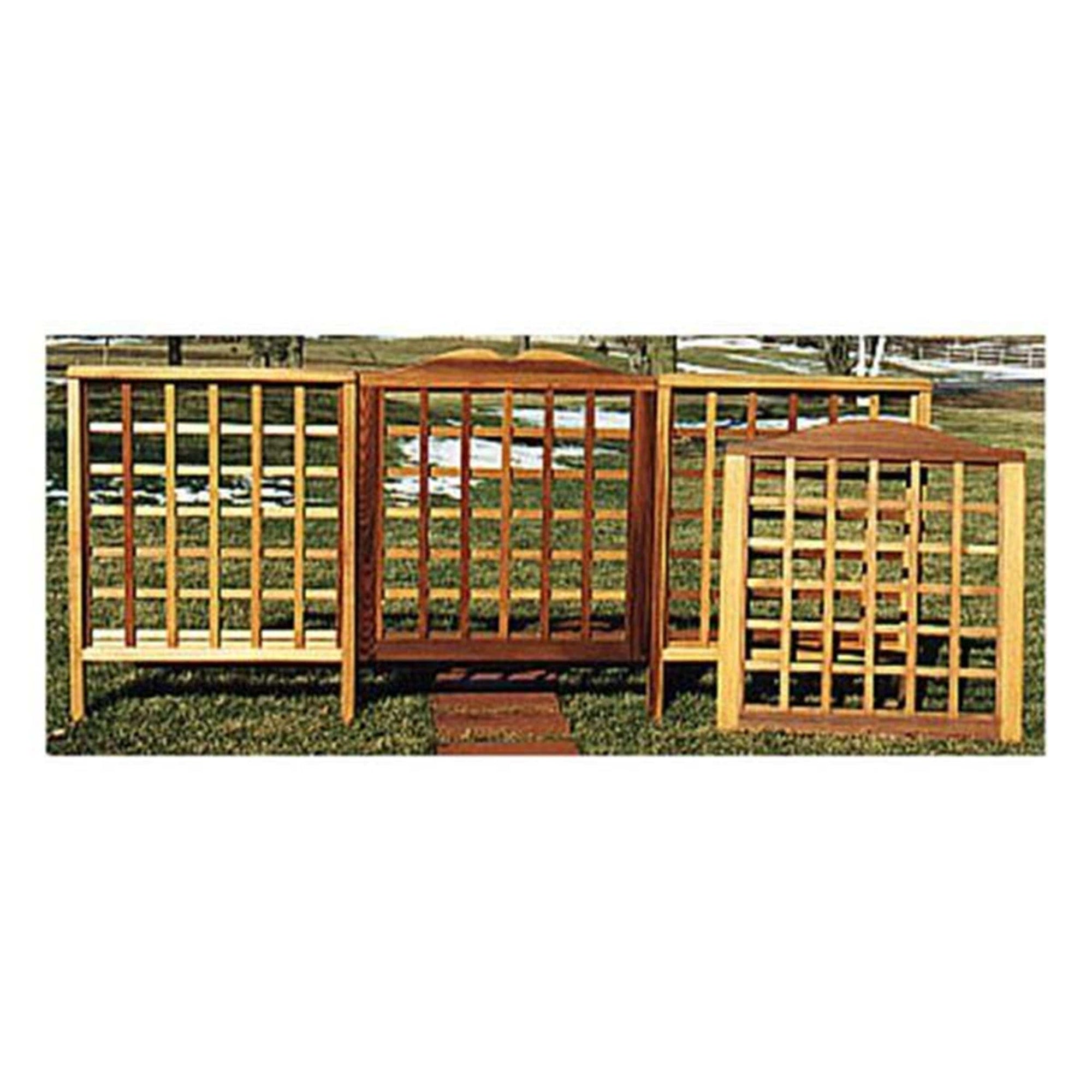 Woodworking Project Paper Plan to Build Trellis Fencing alt 0