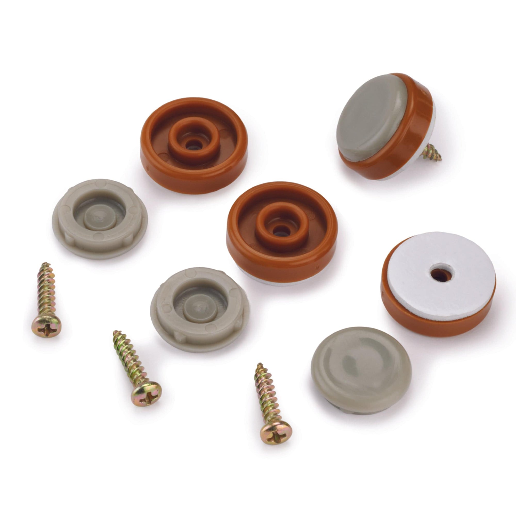 Slider Foot Floor Protector - 1" - Caramel - 8 Piece alt 0