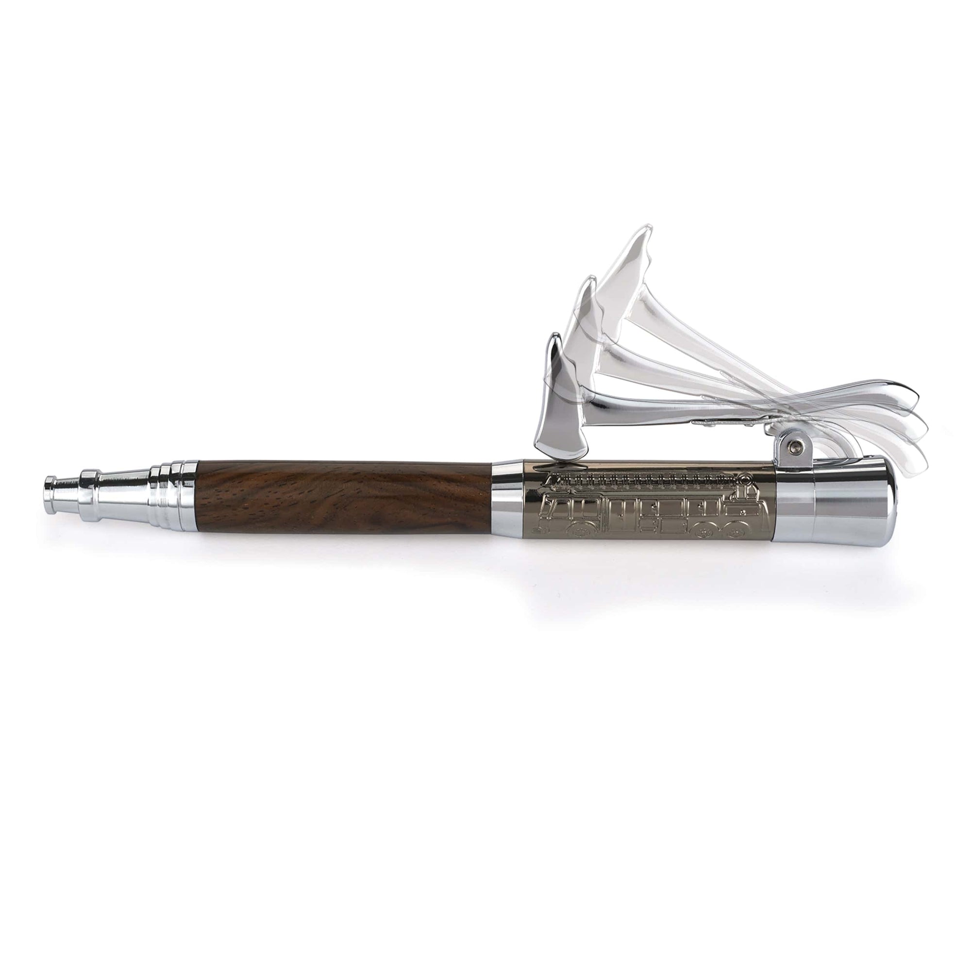 Fireman's Click Ballpoint Pen Kit - Gunmetal & Chrome