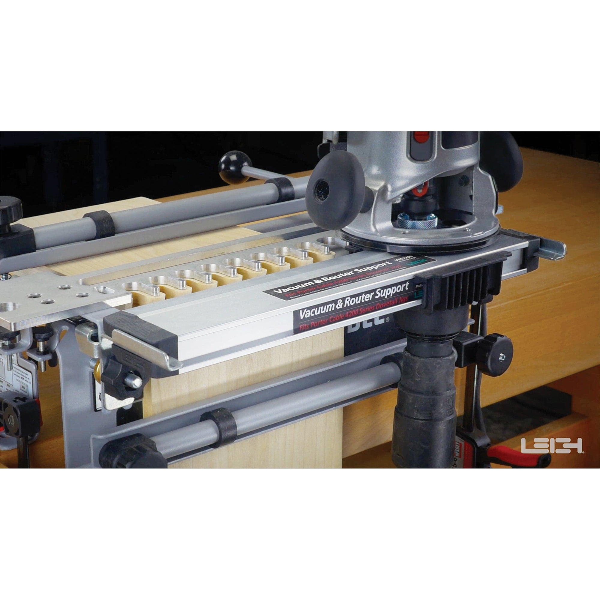Vacuum and Router Support for PC 4200 Series Dovetail Jigs alt 0