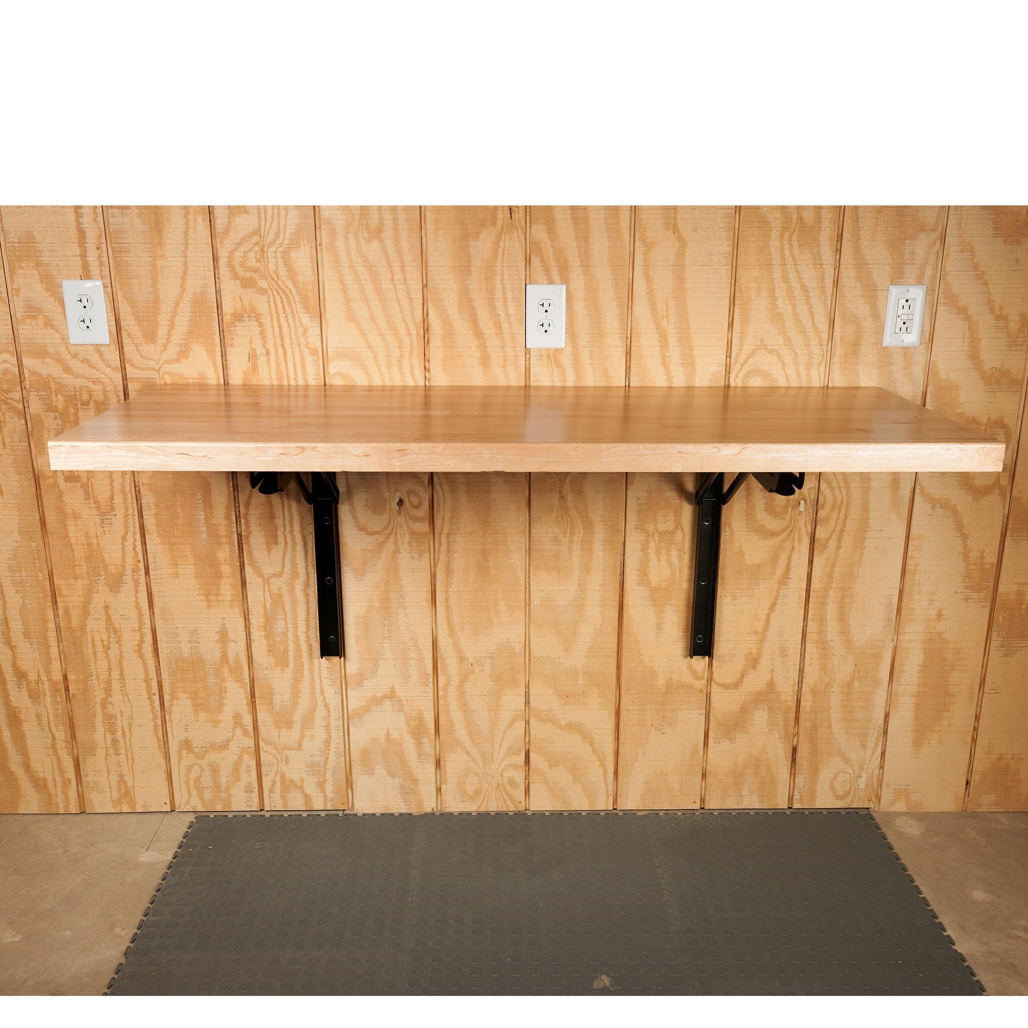 Wall Mounted Folding Workbench Brackets - Pair alt 0