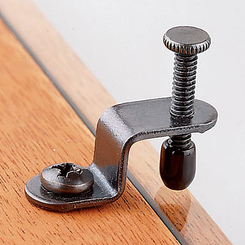 Glass Retainers with Thumbscrew - 10 Pack alt 0