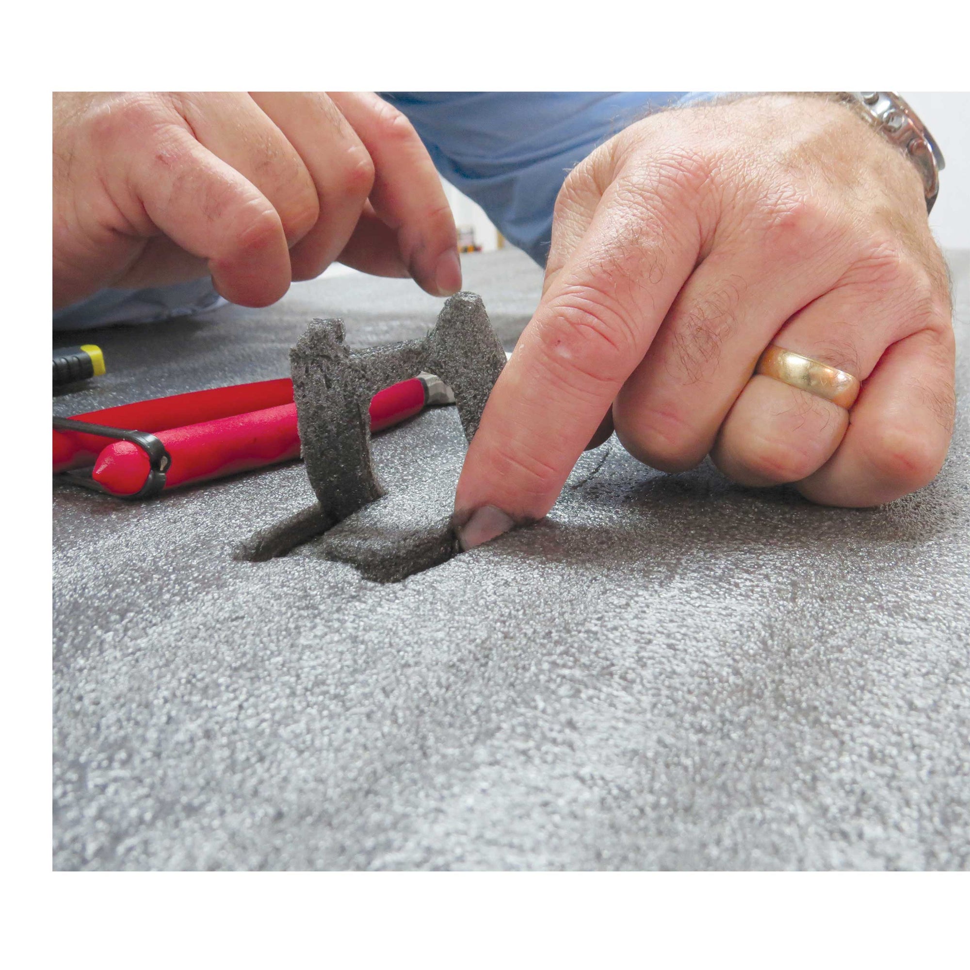 Kaizen Foam Red/Black 57mm alt 0