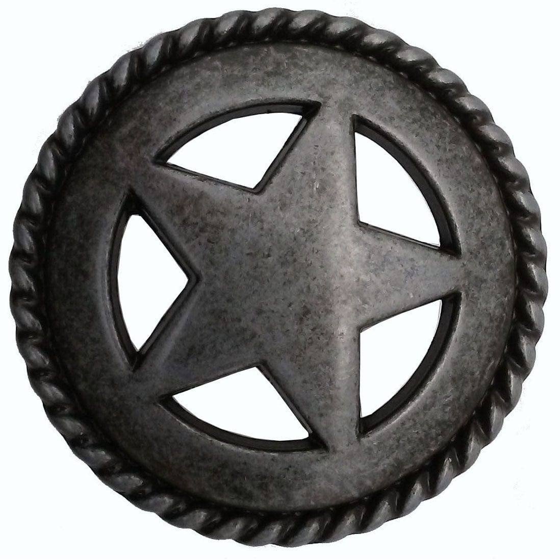 Star with Roped Edge, Pewter Oxide alt 0