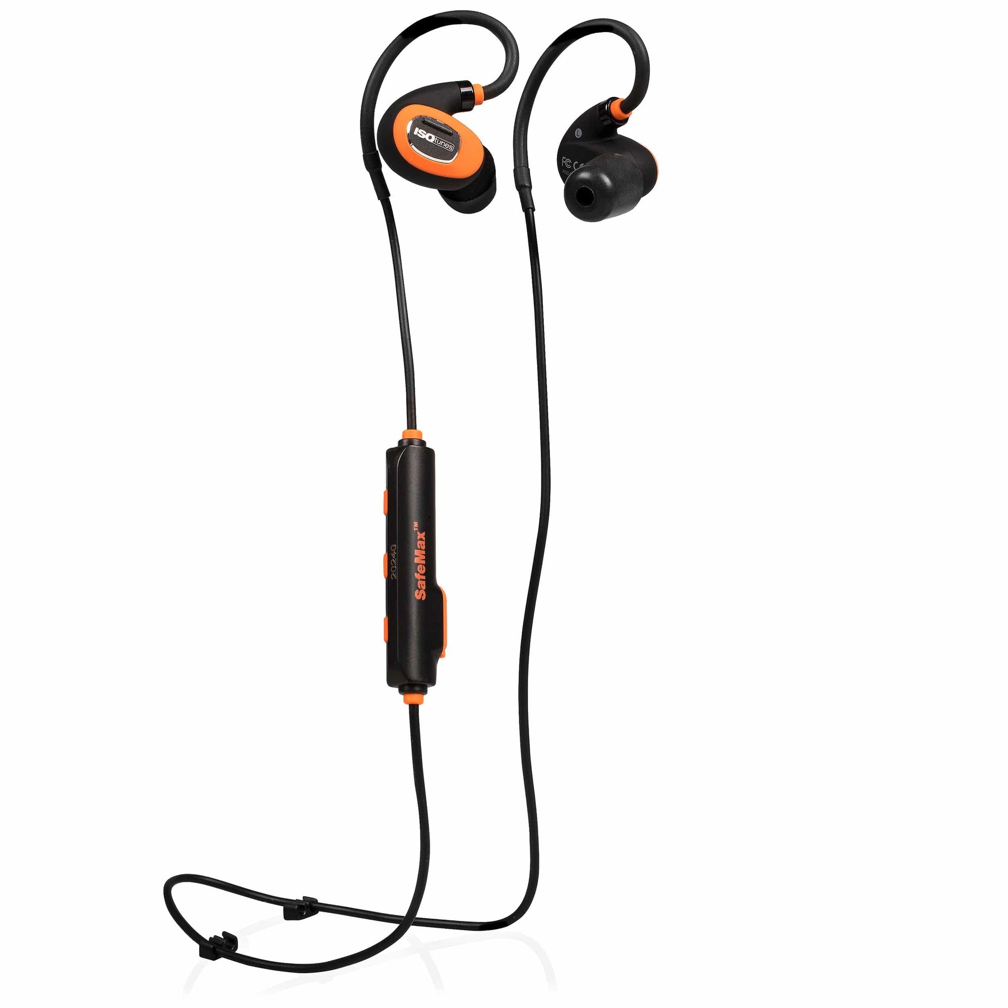 PRO 2.0 Bluetooth Noise-Isolating Safety Earbuds - Orange/Black alt 0