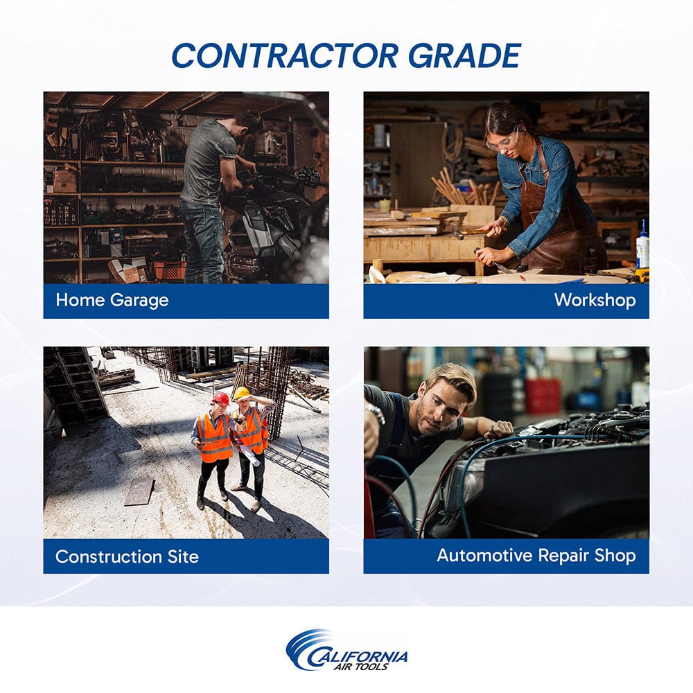 2HP 20 Gallon Oil-Free Steel Tank Air Compressor