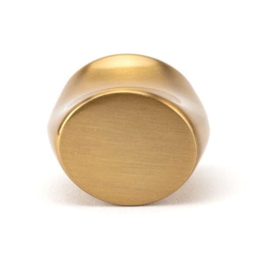 Contemporary Knob, 1-3/16" x 7/8", Aurum Brushed Gold alt 0