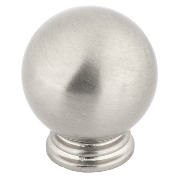 Traditional Knob, 1-3/16" D, Brushed Nickel alt 0