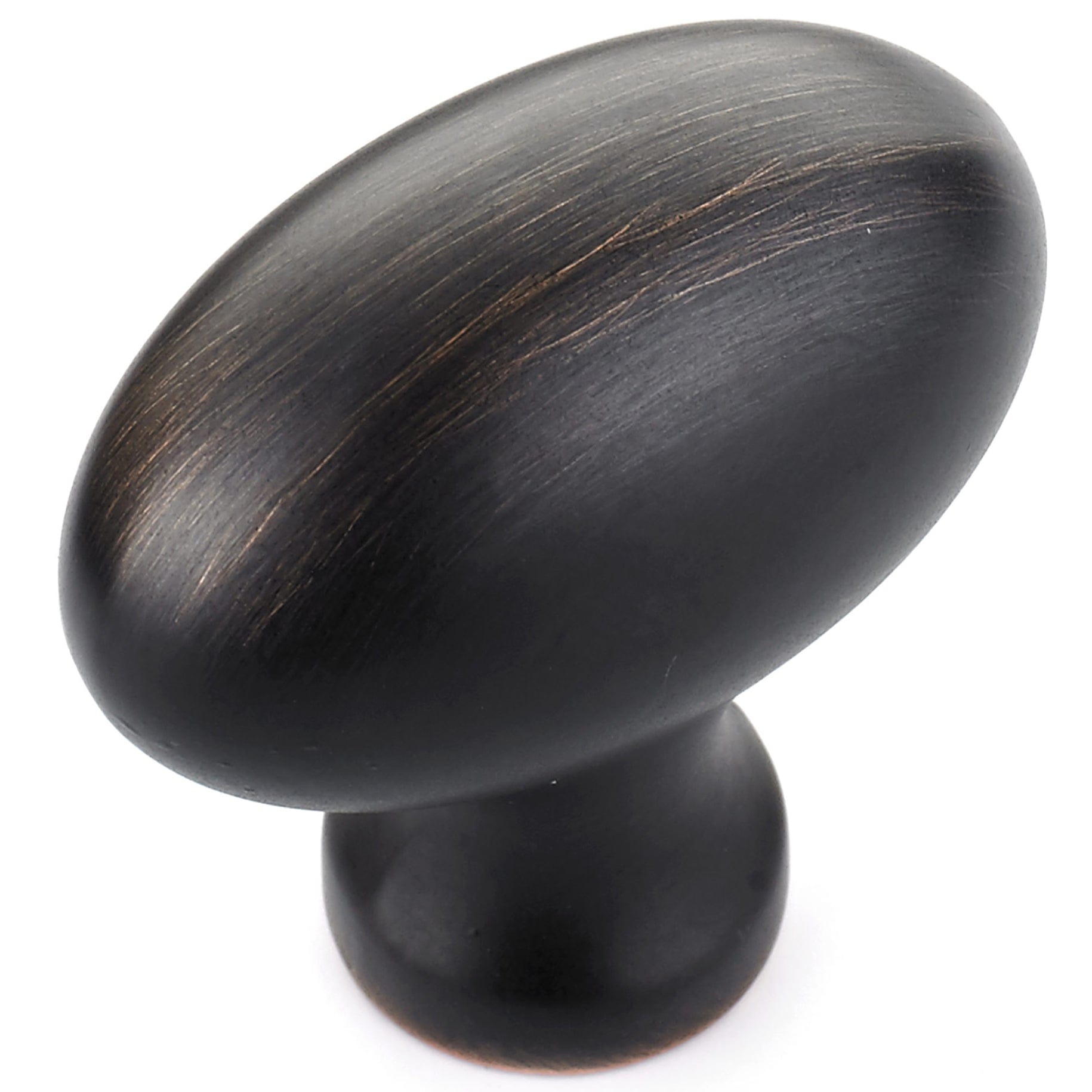 Traditional Knob, 1-9/16" x 7/8", Brushed Oil-Rubbed Bronze alt 0