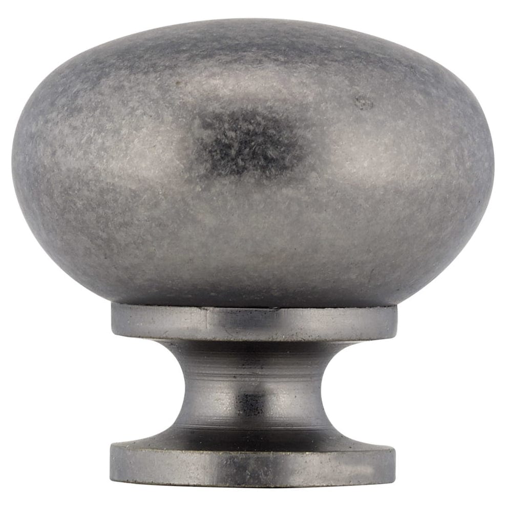 Traditional Knob, 1-1/4" D, Pewter alt 0