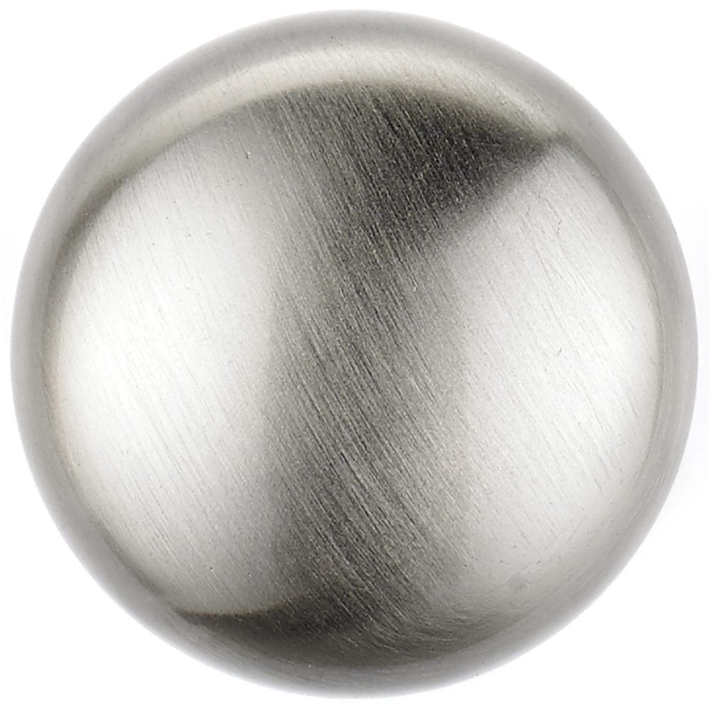 Traditional Knob, 1-1/4" D, Brushed Nickel alt 0