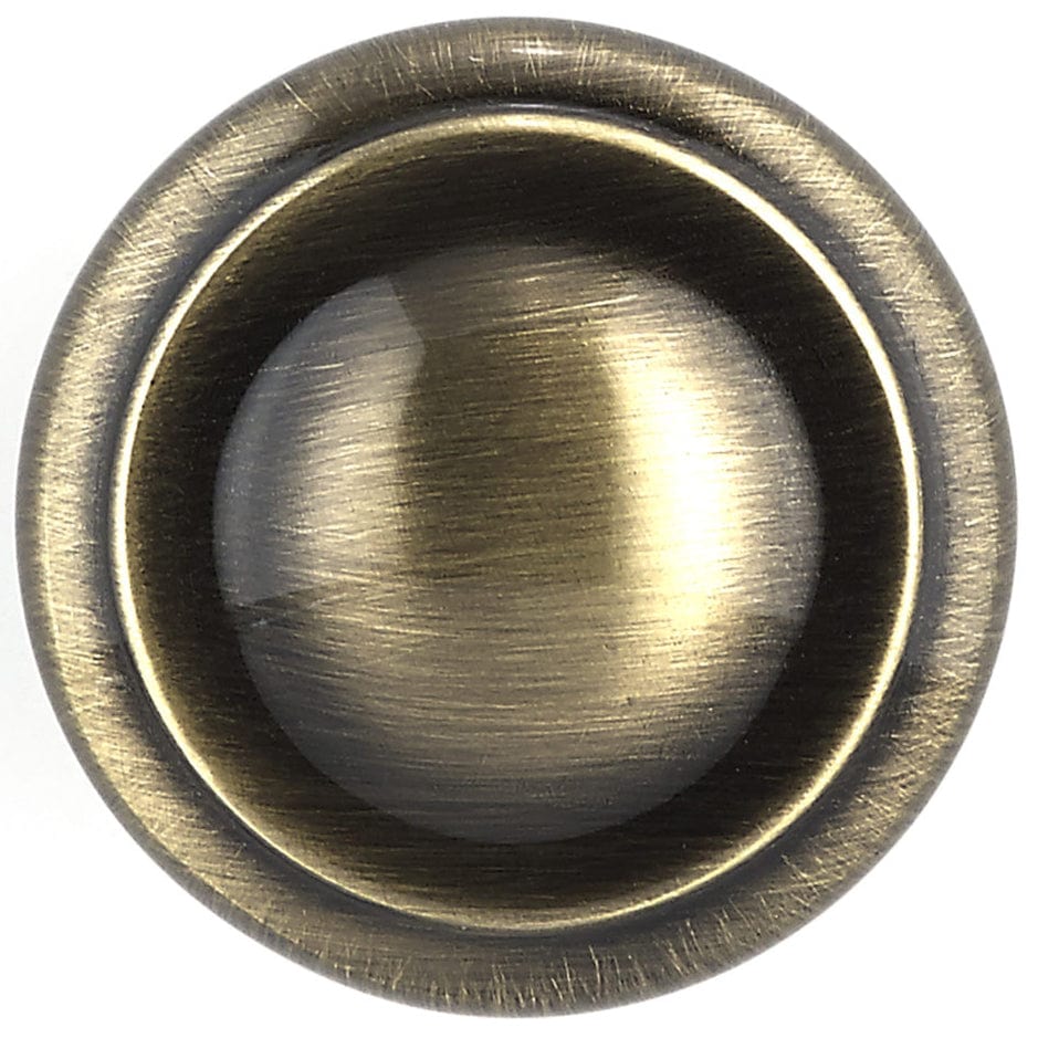 Traditional Knob, 1-3/16" D, Antique English alt 0