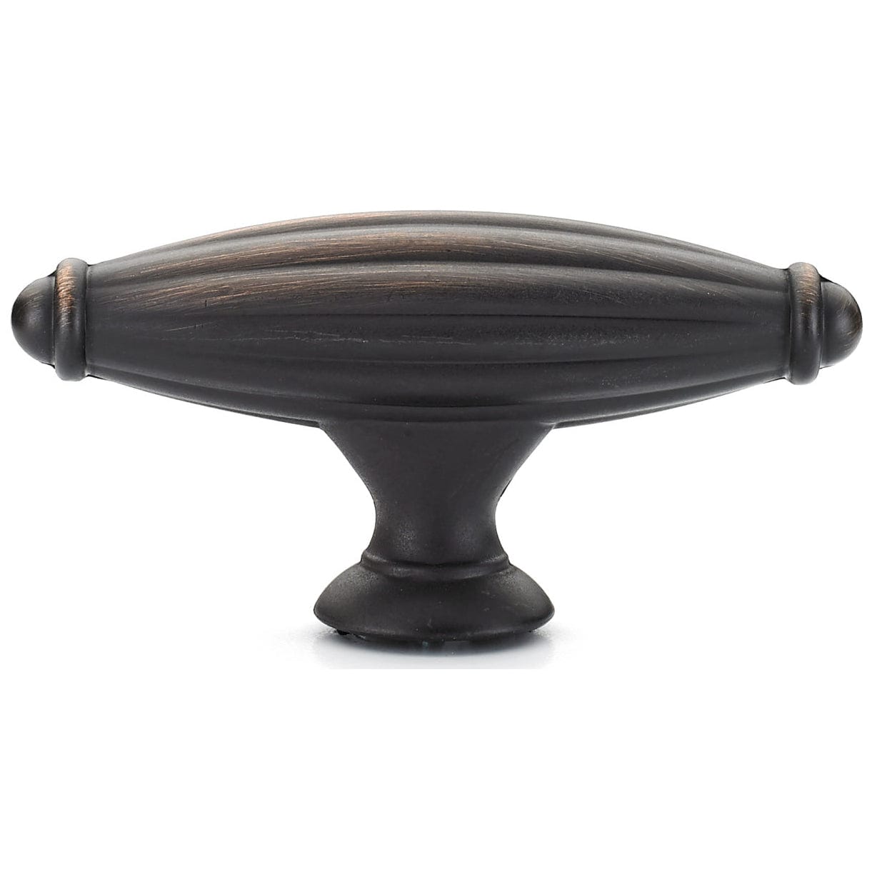 Traditional Knob, 2-9/16" x 25/32", Brushed Oil-Rubbed Bronze alt 0