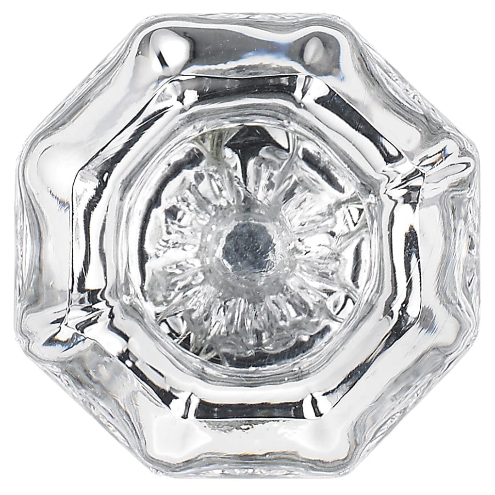 Eclectic Knob, 1-5/16" D, Clear, Chrome alt 0