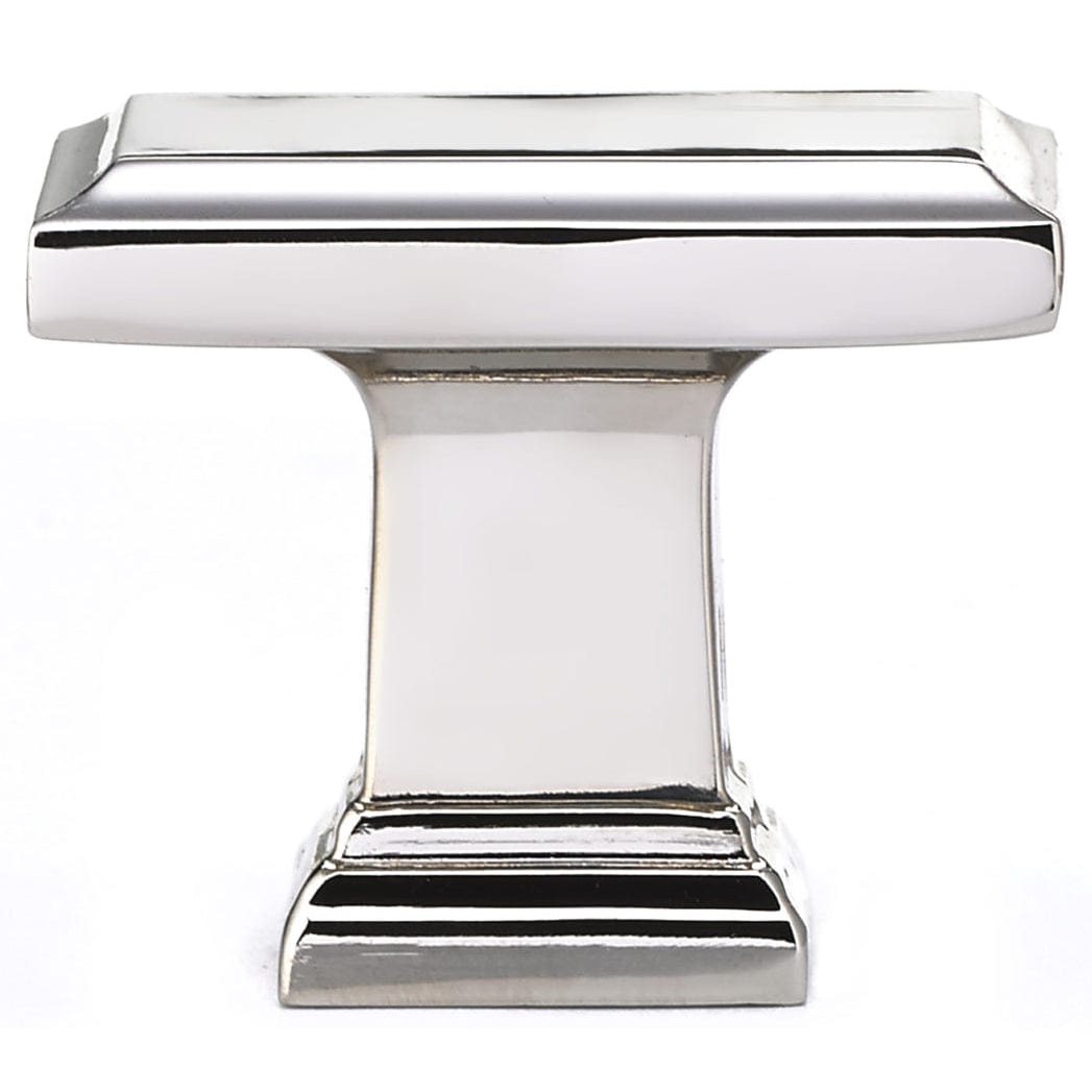 Transitional Knob, 1-1/2" x 15/16", Polished Nickel alt 0