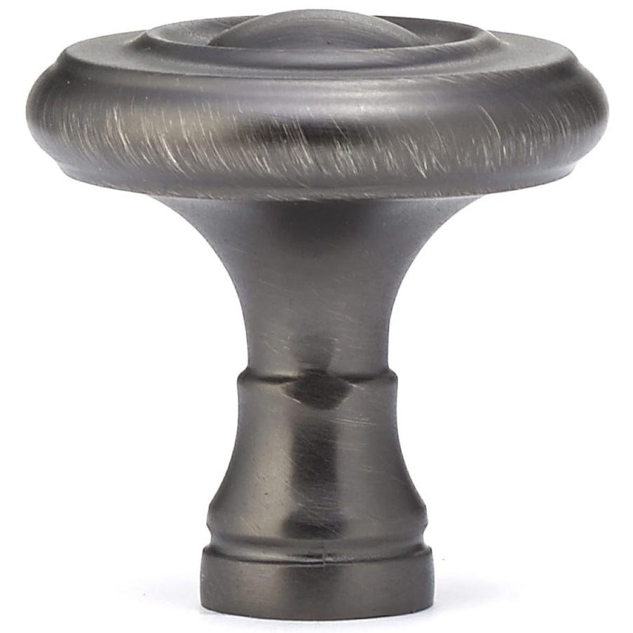 Traditional Knob, 1-1/4" D, Antique Nickel alt 0