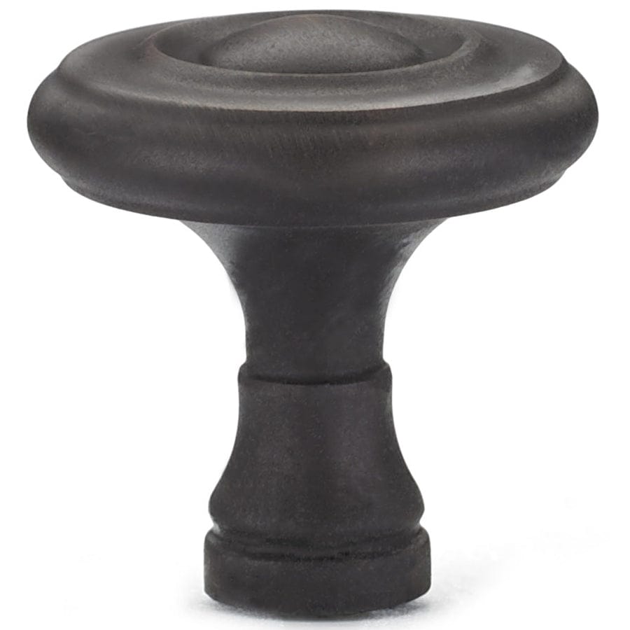 Traditional Knob, 1-1/4" D, Brushed Oil-Rubbed Bronze alt 0