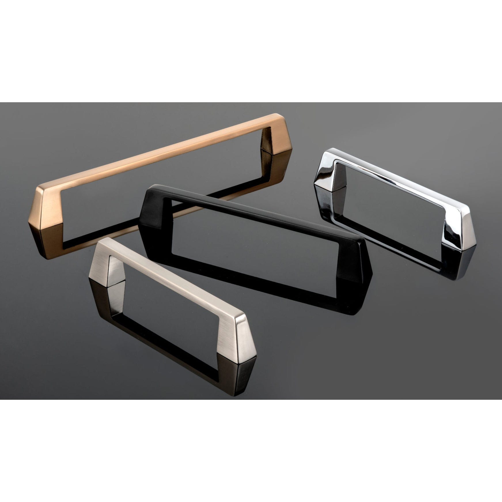 Contemporary Pull, 8-13/16" Center-to-Center, Matte Black alt 0