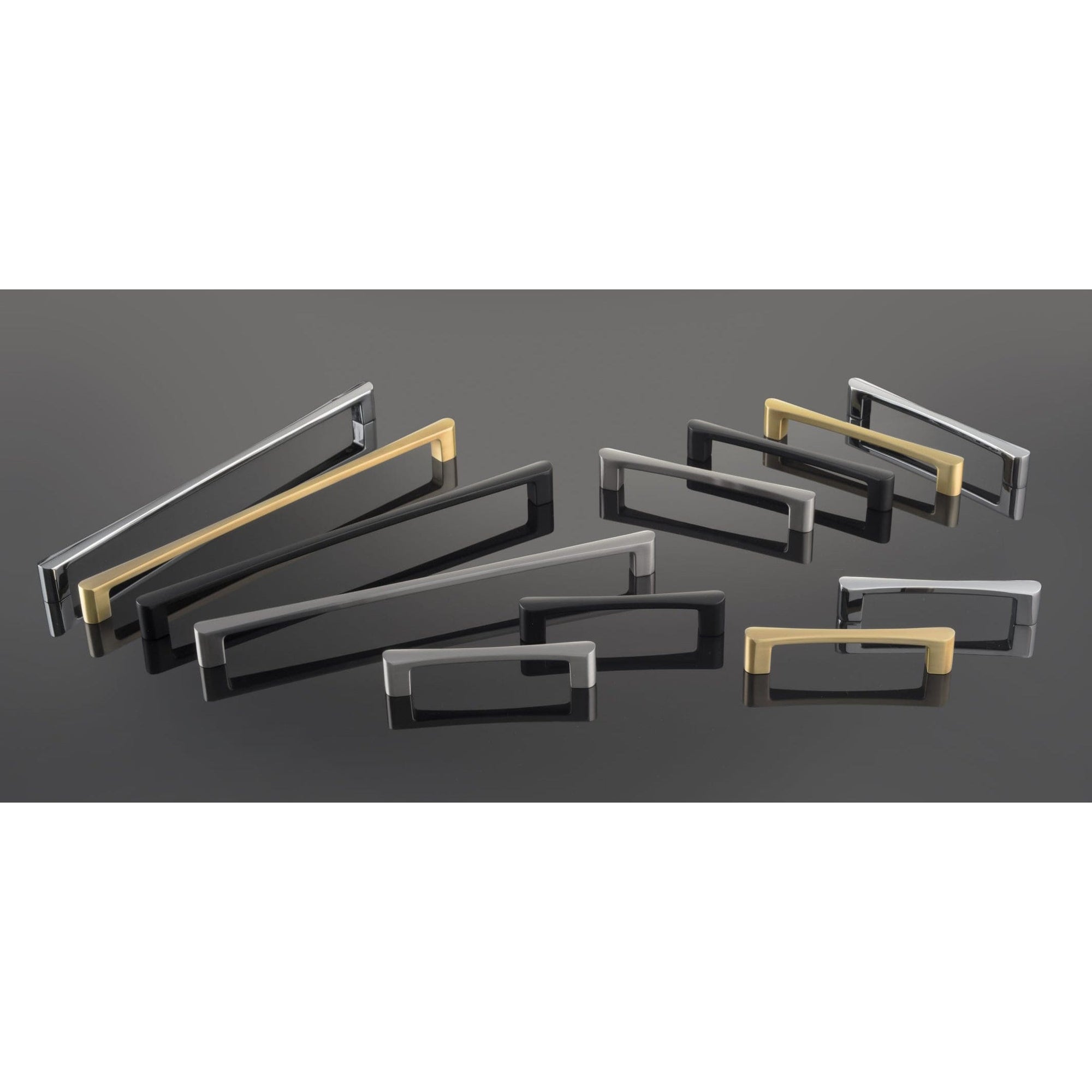 Contemporary Pull, 6-5/16" Center-to-Center, Satin Brass alt 0