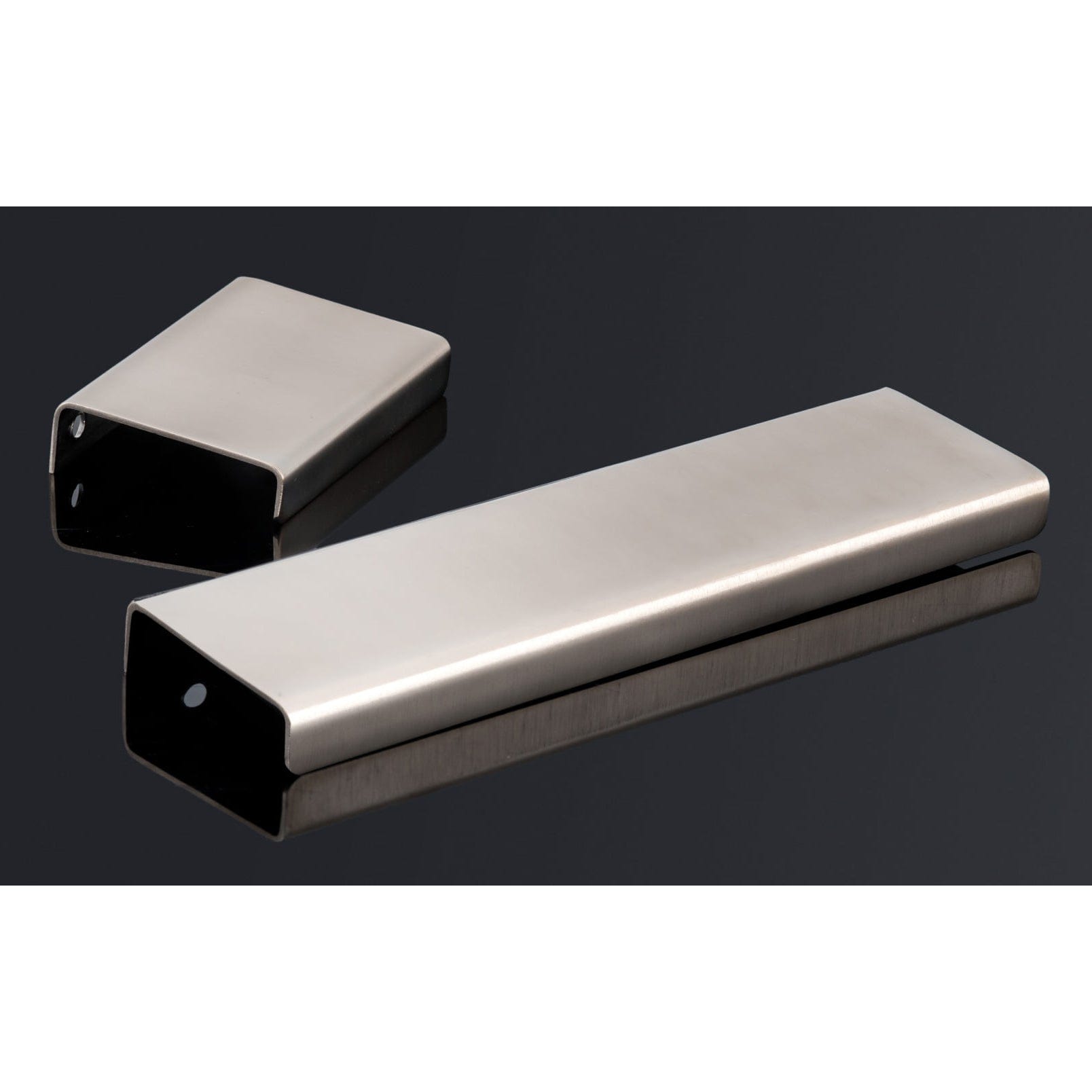 Contemporary Edge Pull, 2" Center-to-Center, Brushed Nickel alt 0