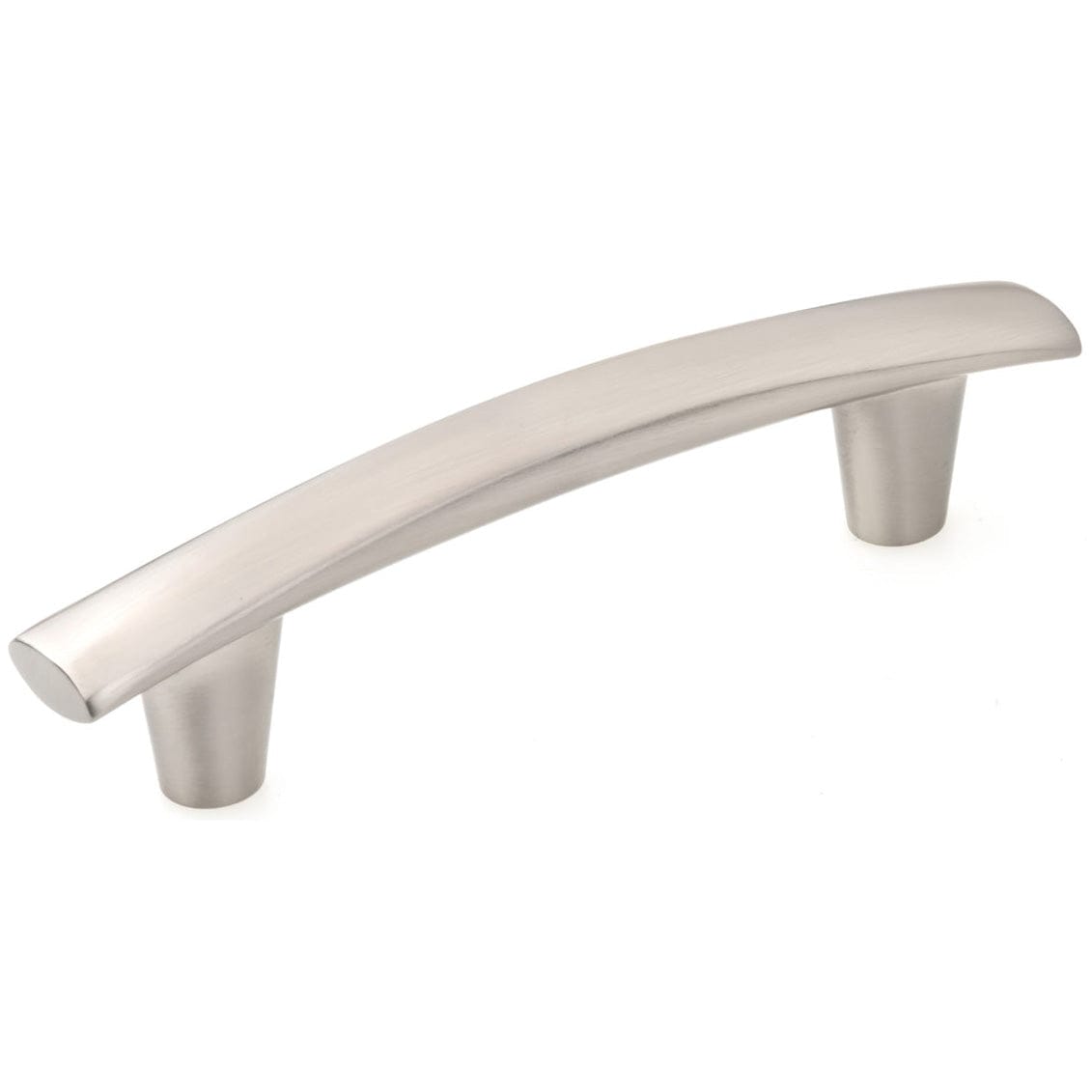 Contemporary Pull, 3-3/4" Center-to-Center, Brushed Nickel alt 0