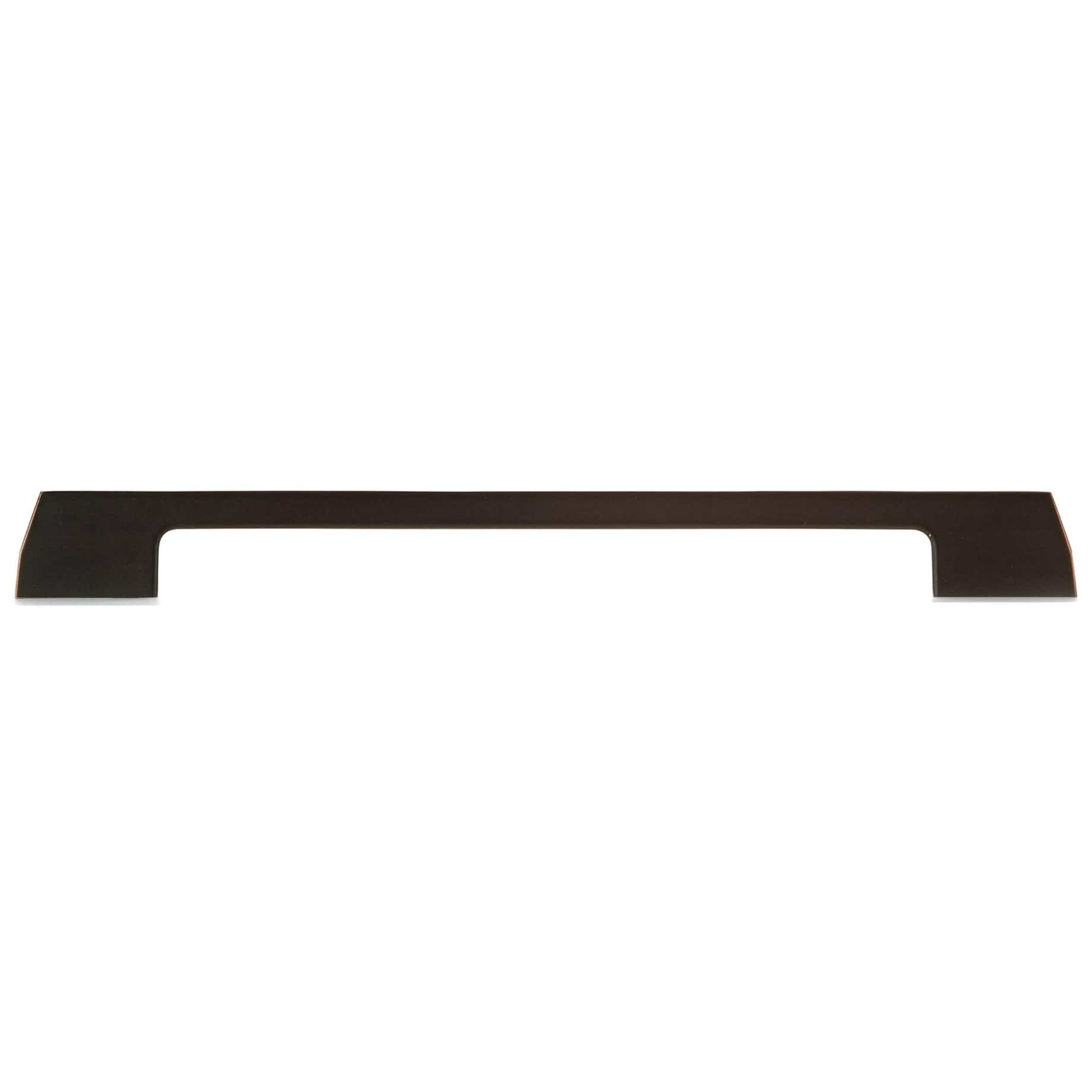 Contemporary Pull, 10-1/8" Center-to-Center, Brushed Oil-Rubbed Bronze alt 0