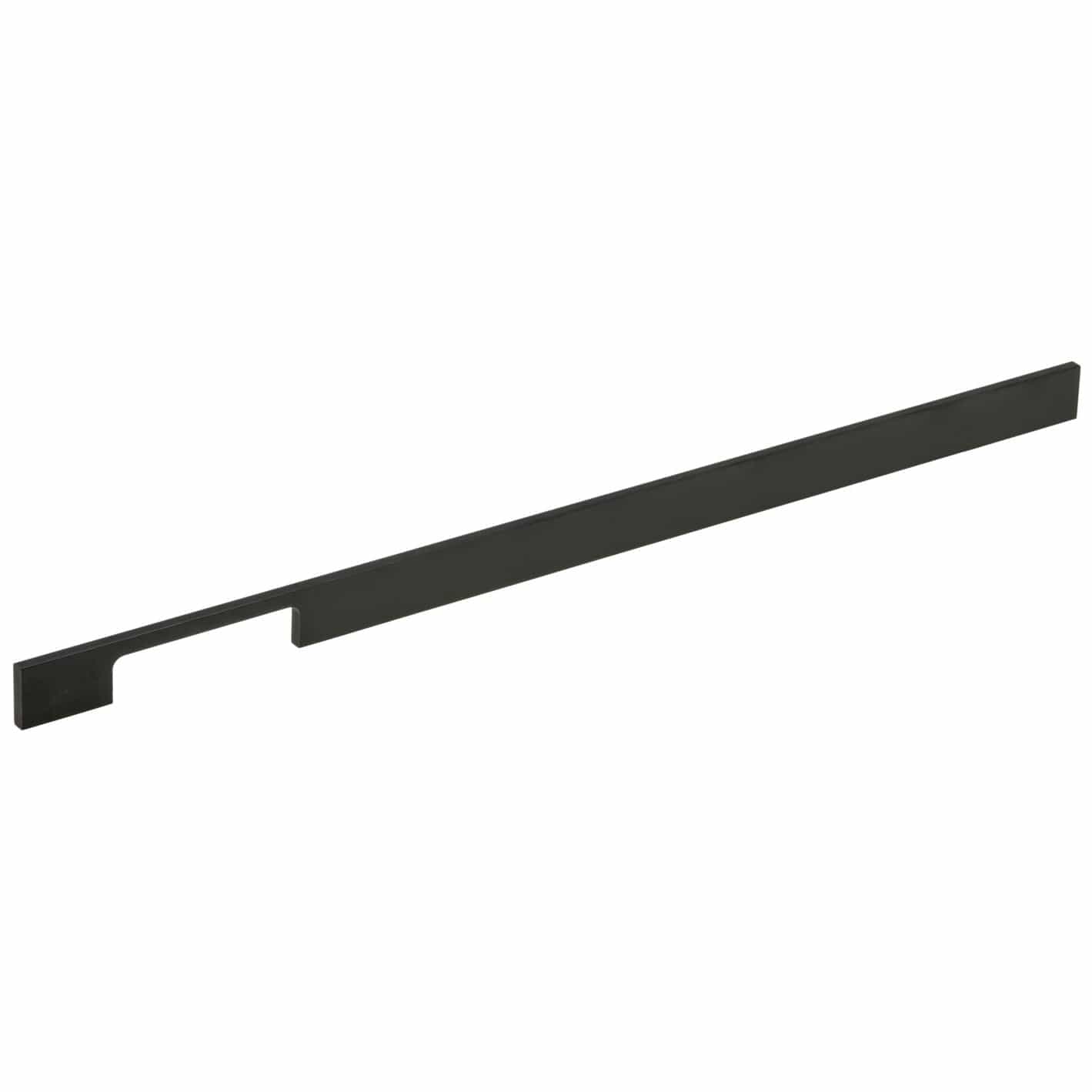 Contemporary Pull, 21-3/8" Center-to-Center, Matte Black alt 0