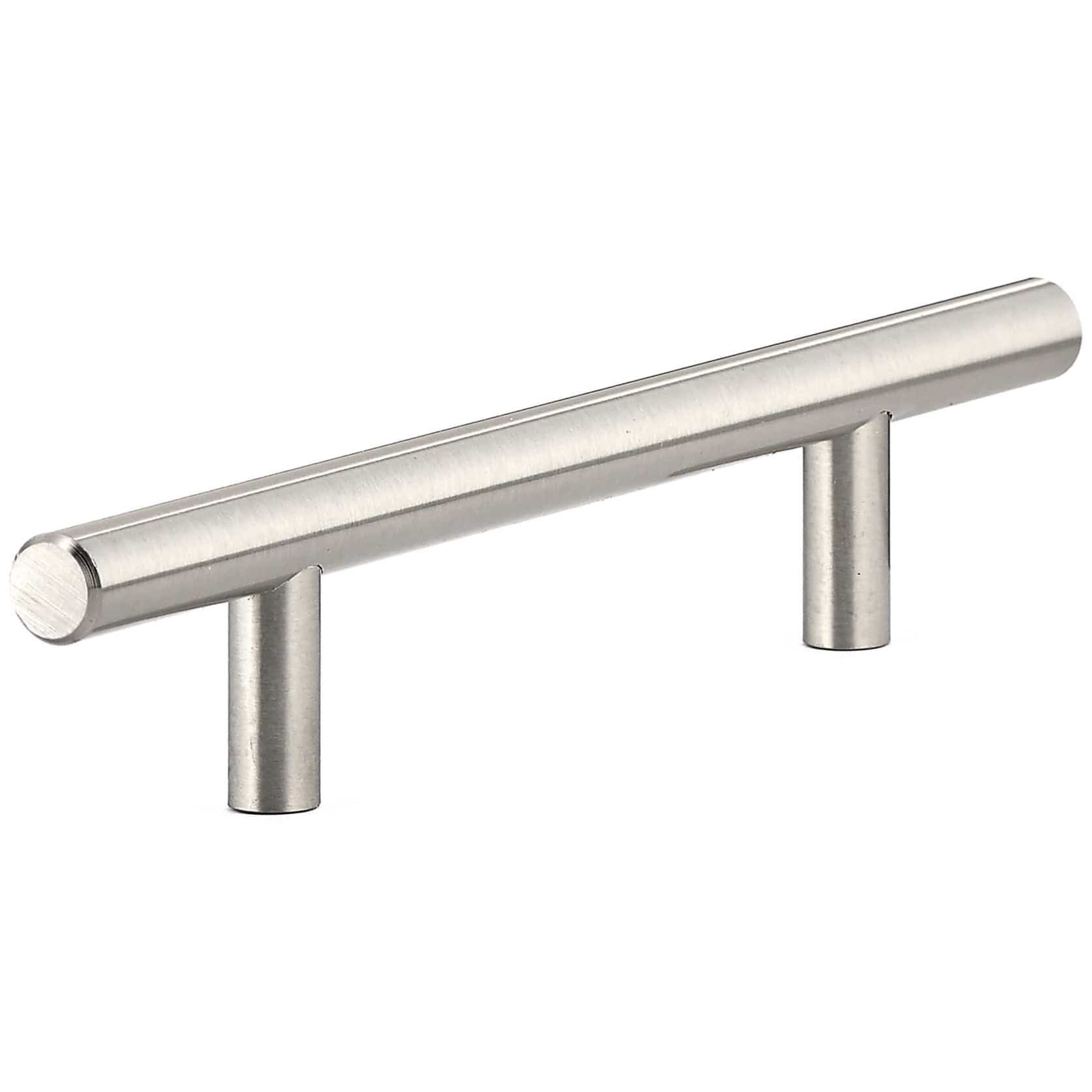 Contemporary Pull, 4-1/4" Center-to-Center, Brushed Nickel alt 0