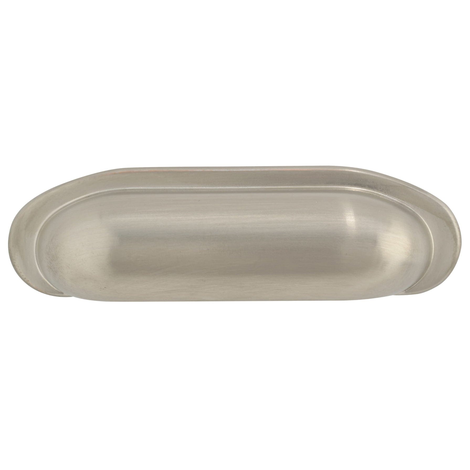 Contemporary Cup Pull, 2-1/2" Center-to-Center, Brushed Nickel alt 0
