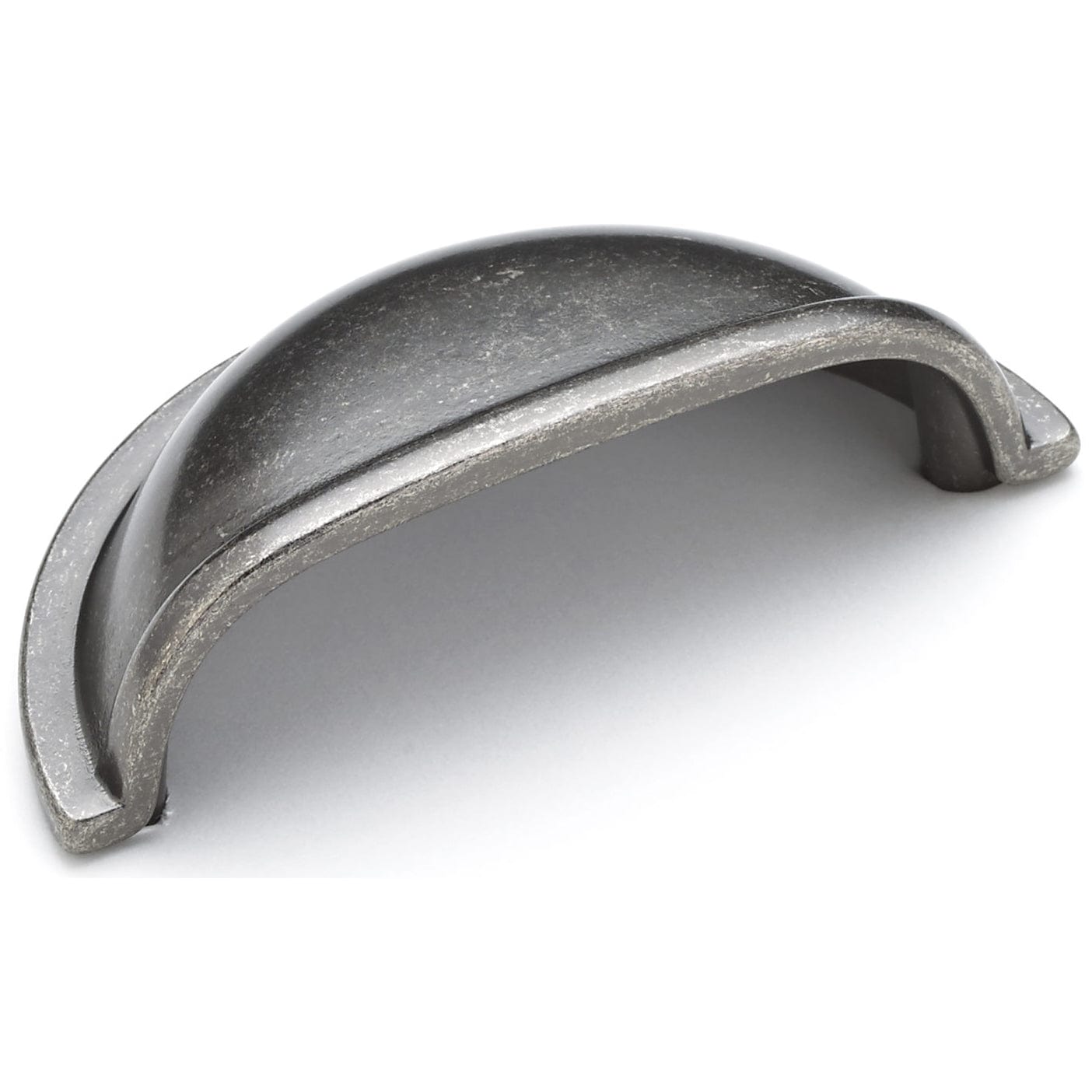 Traditional Cup Pull, 3" Center-to-Center, Pewter alt 0