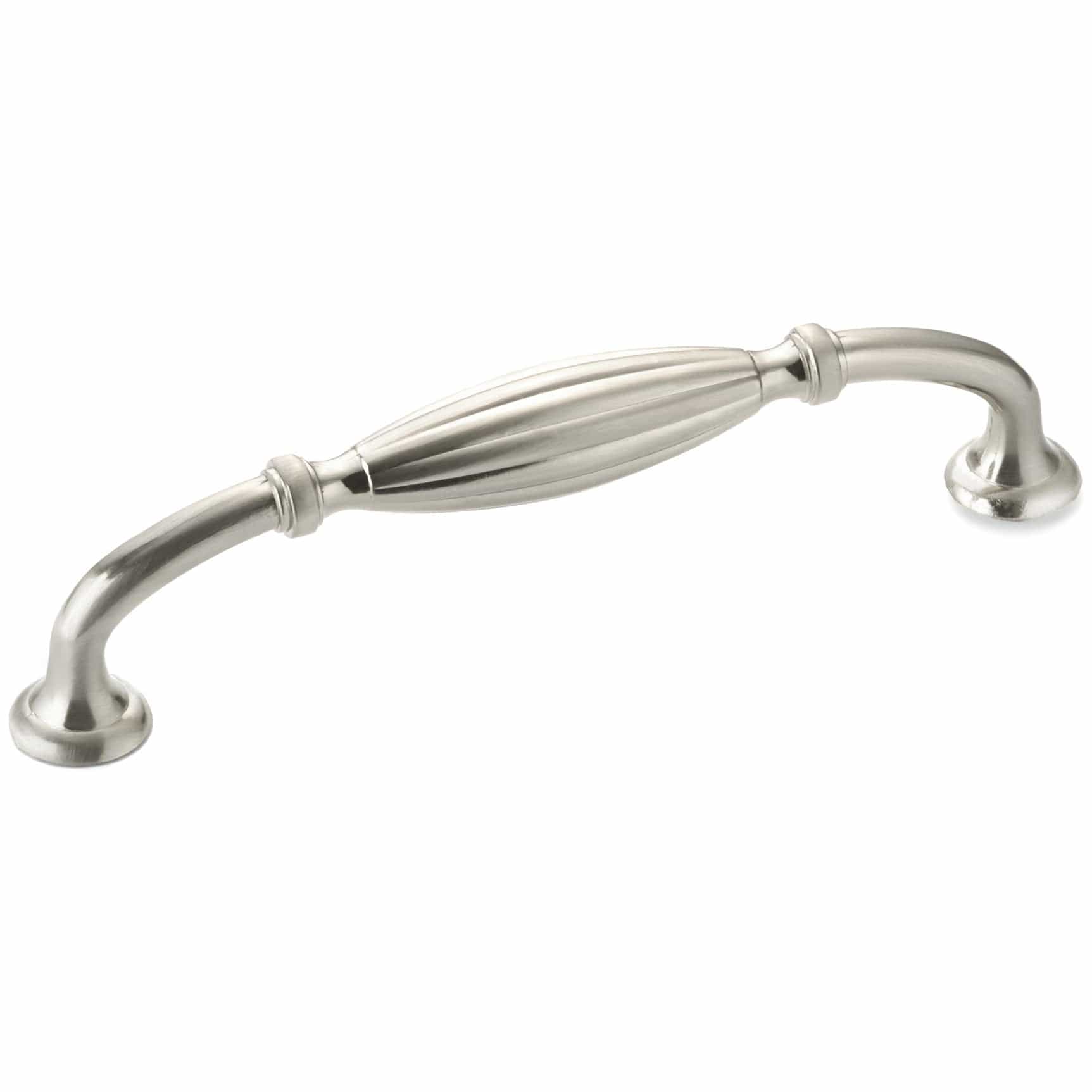 Traditional Pull, 5-1/16" Center-to-Center, Brushed Nickel alt 0