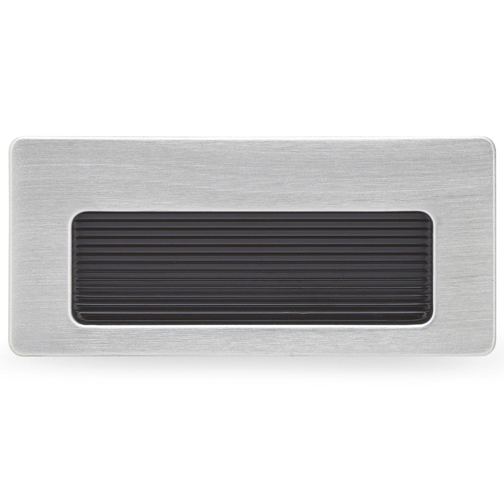 Contemporary Recessed Pull, 3-3/8" x 1-17/32", Brushed Chrome alt 0