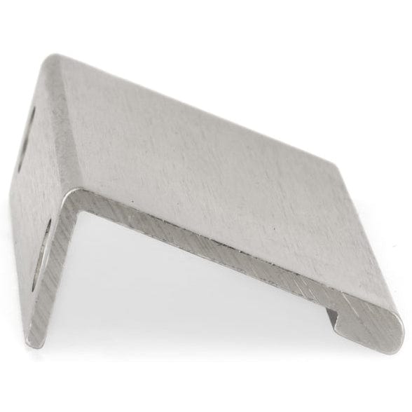 Contemporary Edge Pull, 5-1/16" Center-to-Center, Stainless Steel alt 0