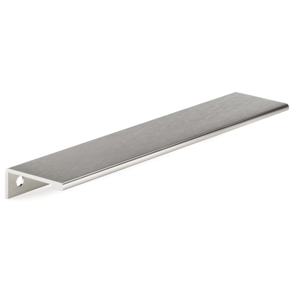Contemporary Edge Pull, 7-9/16" Center-to-Center, Stainless Steel alt 0