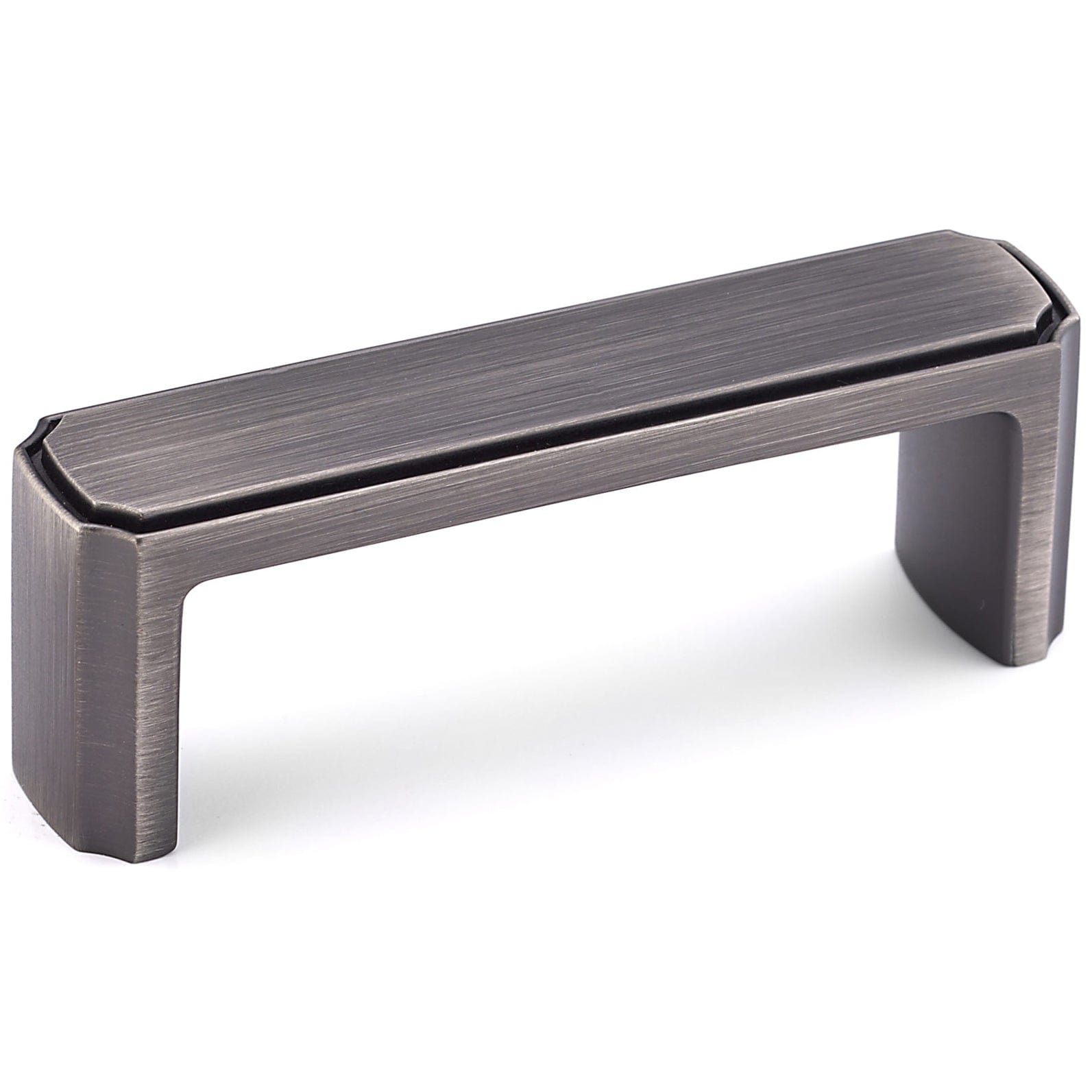 Transitional Pull, 3" Center-to-Center, Antique Nickel alt 0