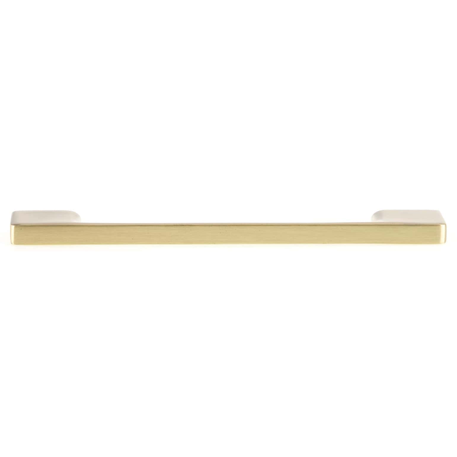 Contemporary Pull, 5-1/16" Center-to-Center, Satin Brass alt 1