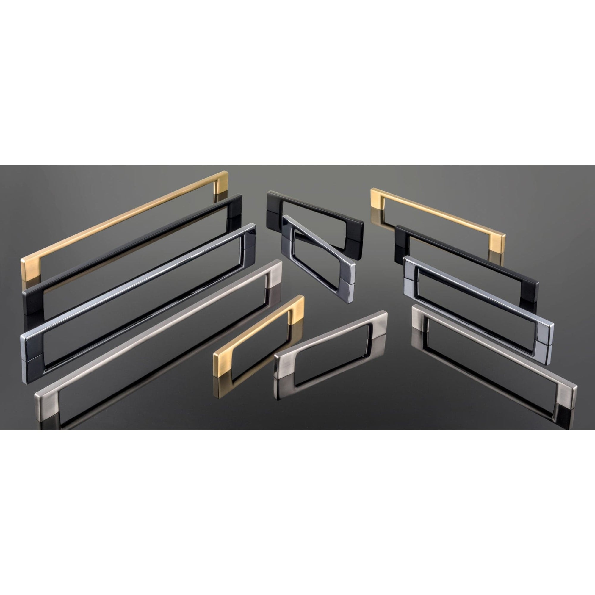 Contemporary Pull, 5-1/16" Center-to-Center, Satin Brass alt 3