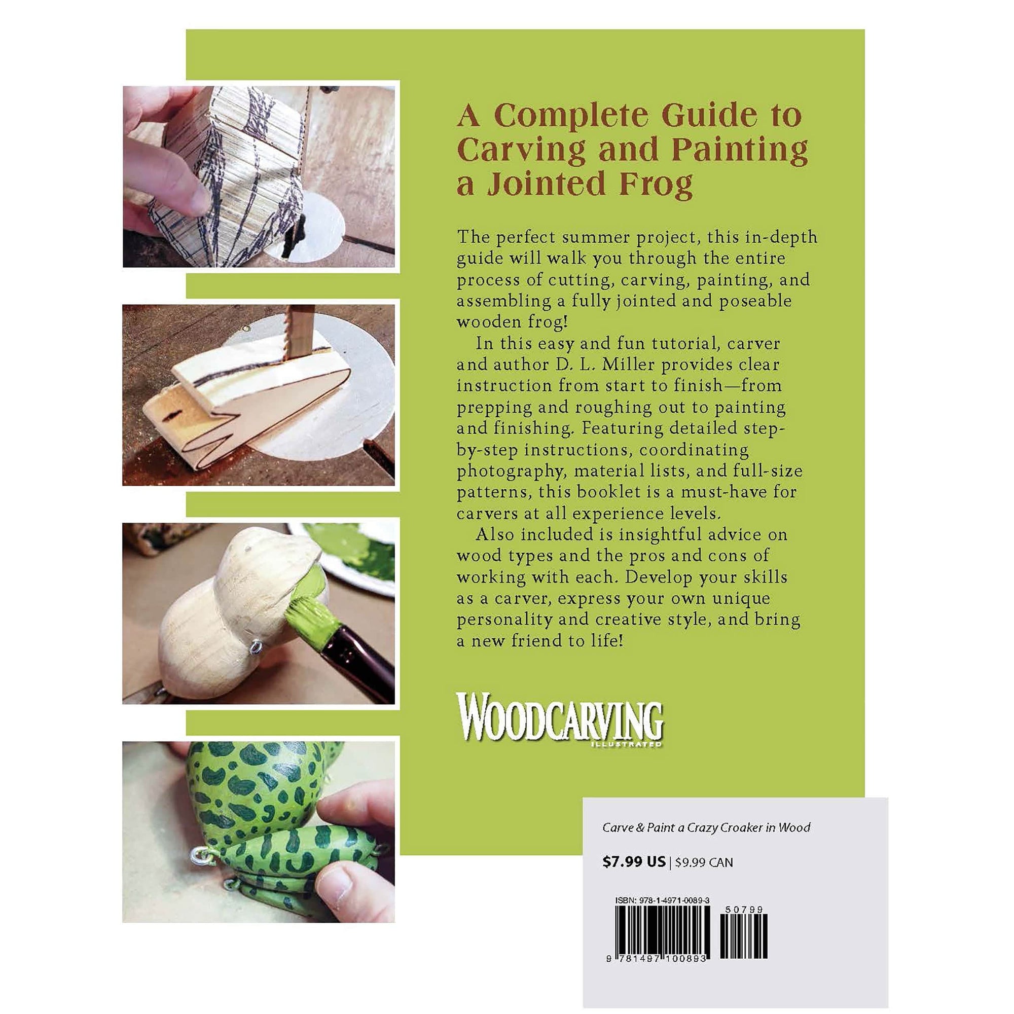 Carve & Paint a Crazy Croaker in Wood alt 0