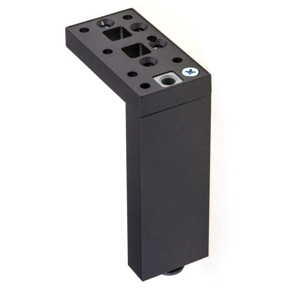 13-3/4" (350 mm) Adjustable Contemporary Versatile T or L Shaped Furniture Leg Dark Brown alt 0