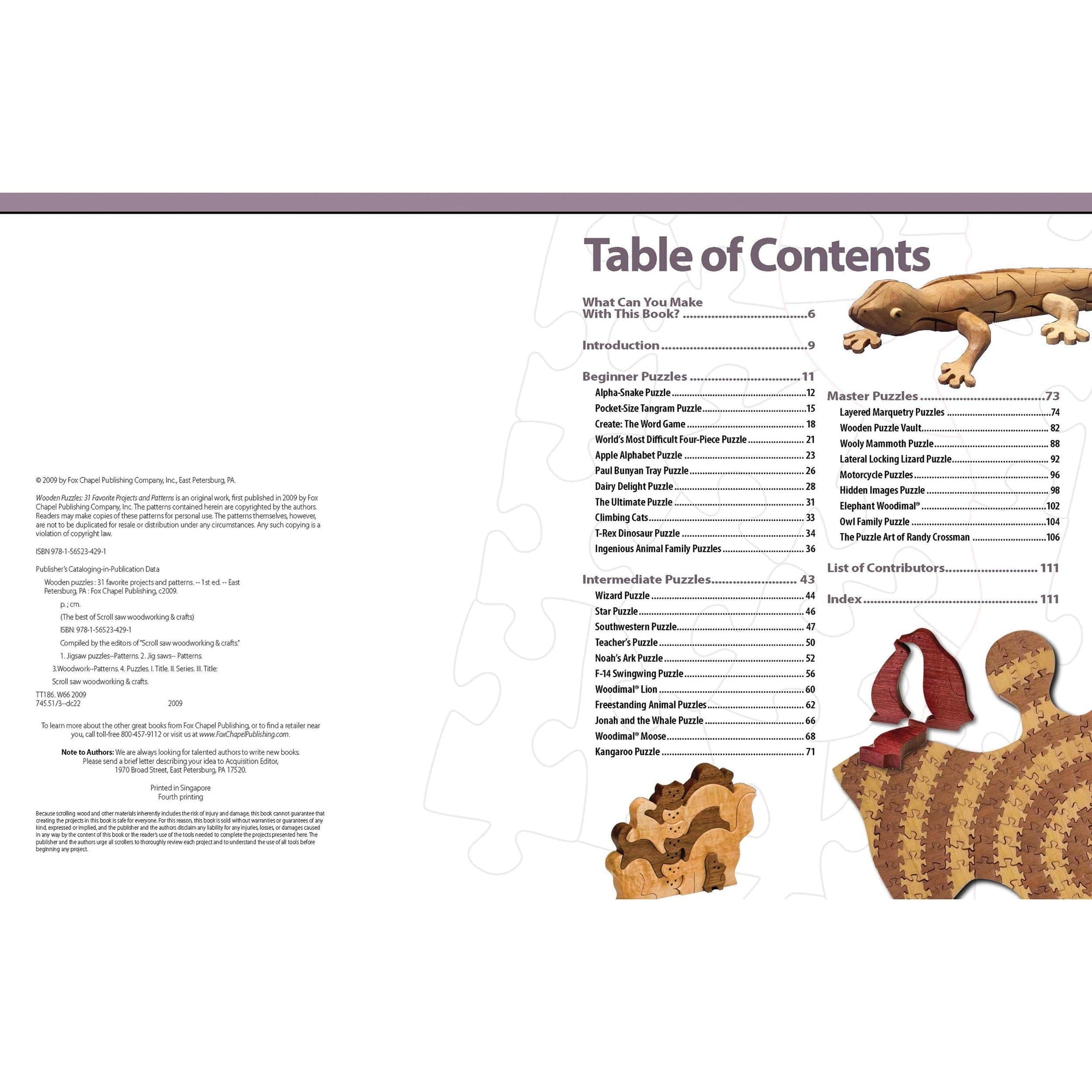 Wooden Puzzles - 31 Favorite Projects and Patterns alt 0