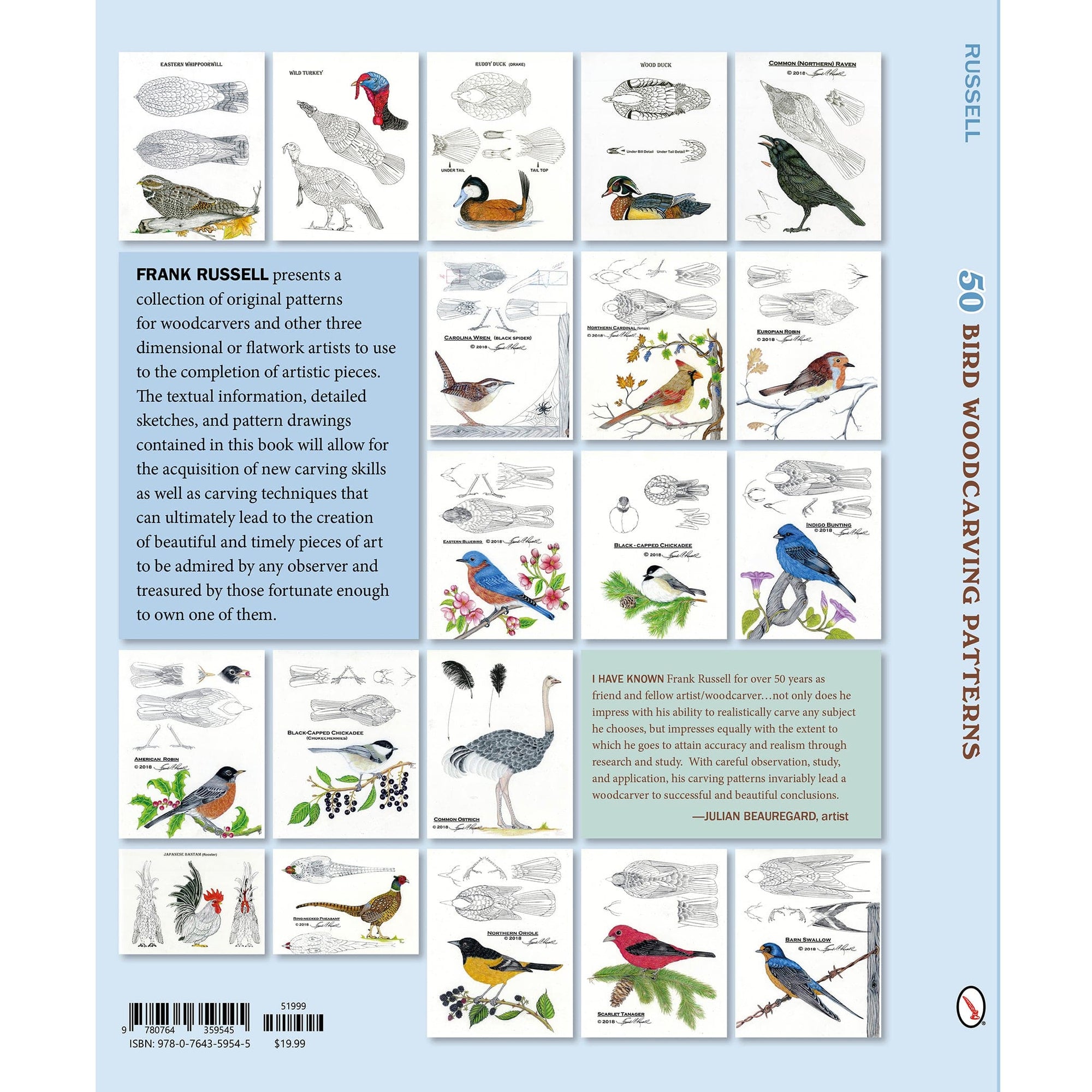 50 Bird Carving Patterns alt 0