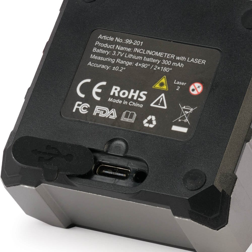 Inclinometer with Laser