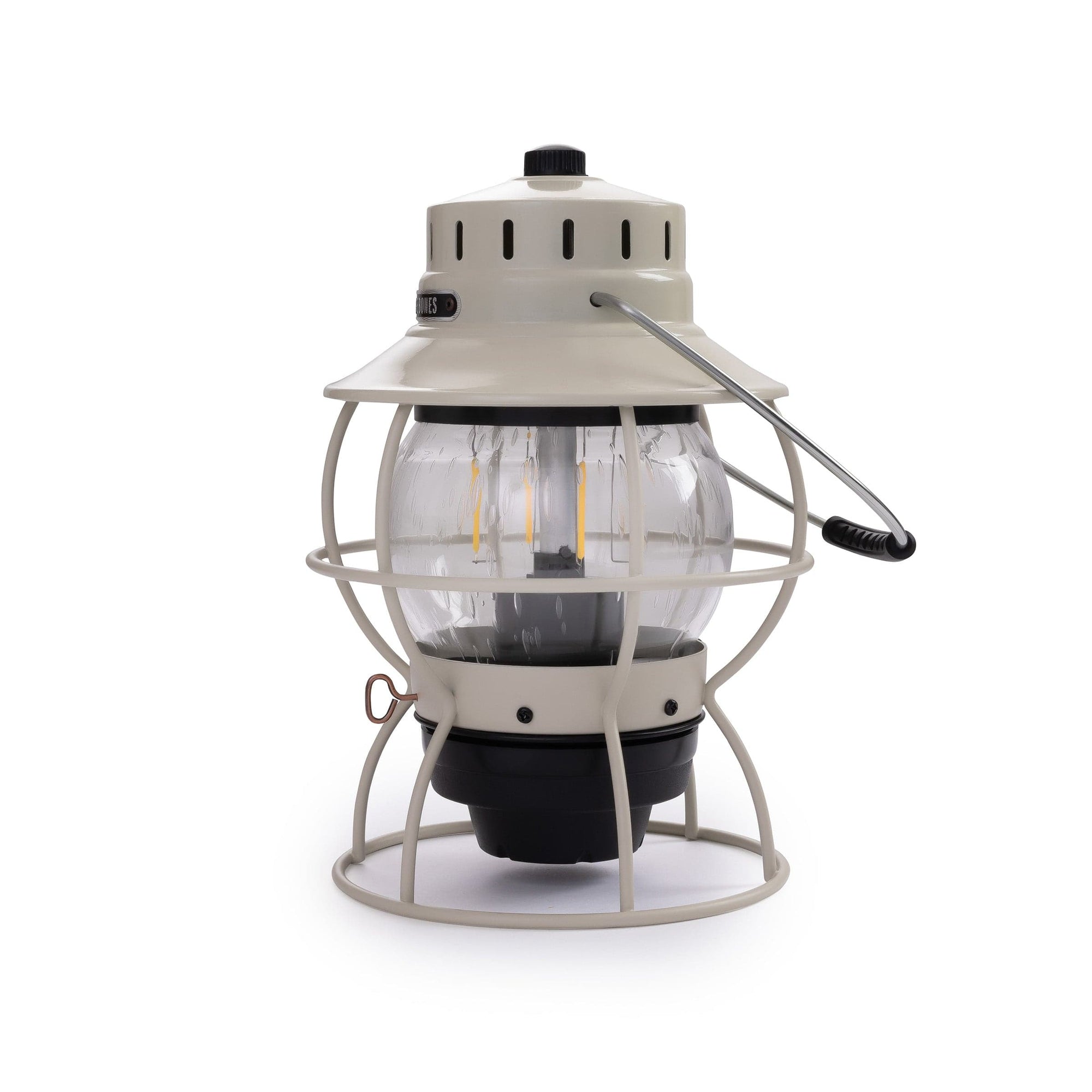 Railroad Lantern Vintage White alt 0