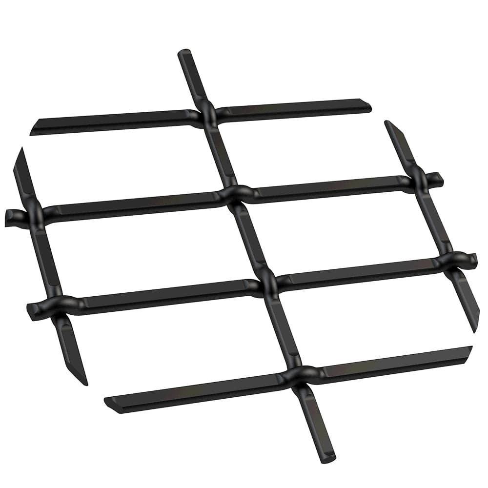 1" Flat Straight Weave Decorative Grille - Flat Black, 36" W x 24" L Sheet alt 0